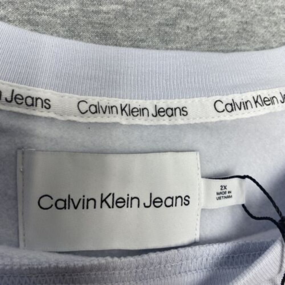 CK Calvin Klein Jeans Sweater Lot of 2 Womens 2X Fleece Pullover Sweatshirt NWT - Picture 7 of 16